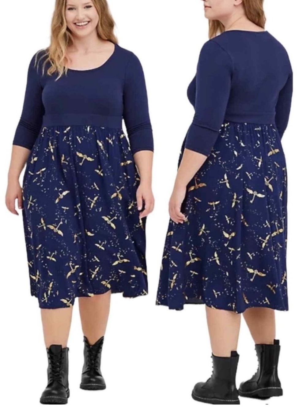 Torrid Harry Potter Dress - Flying
Keys Skater Dress Blue 1X